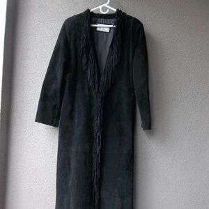 Vintage Wilsons Maxima Coat Jacket Fringe Pioneer Wear Distressed Sun Fading